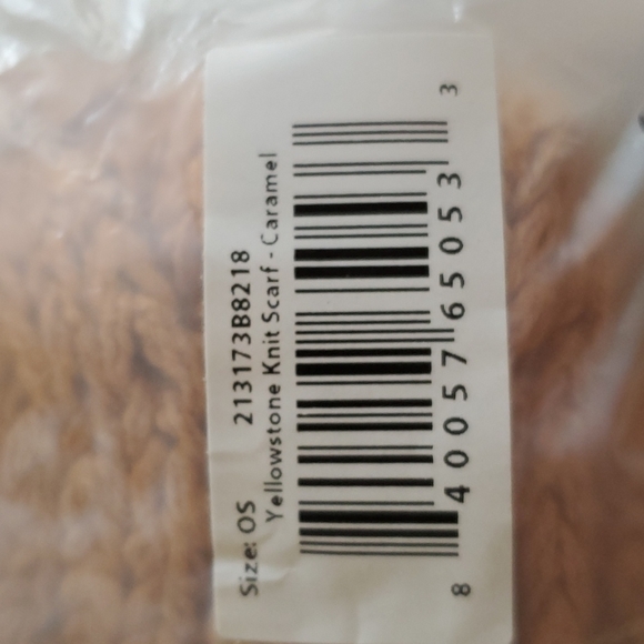 31. NWT Spell Yellowstone Knit Scarf in Caramel - Picture 3 of 5